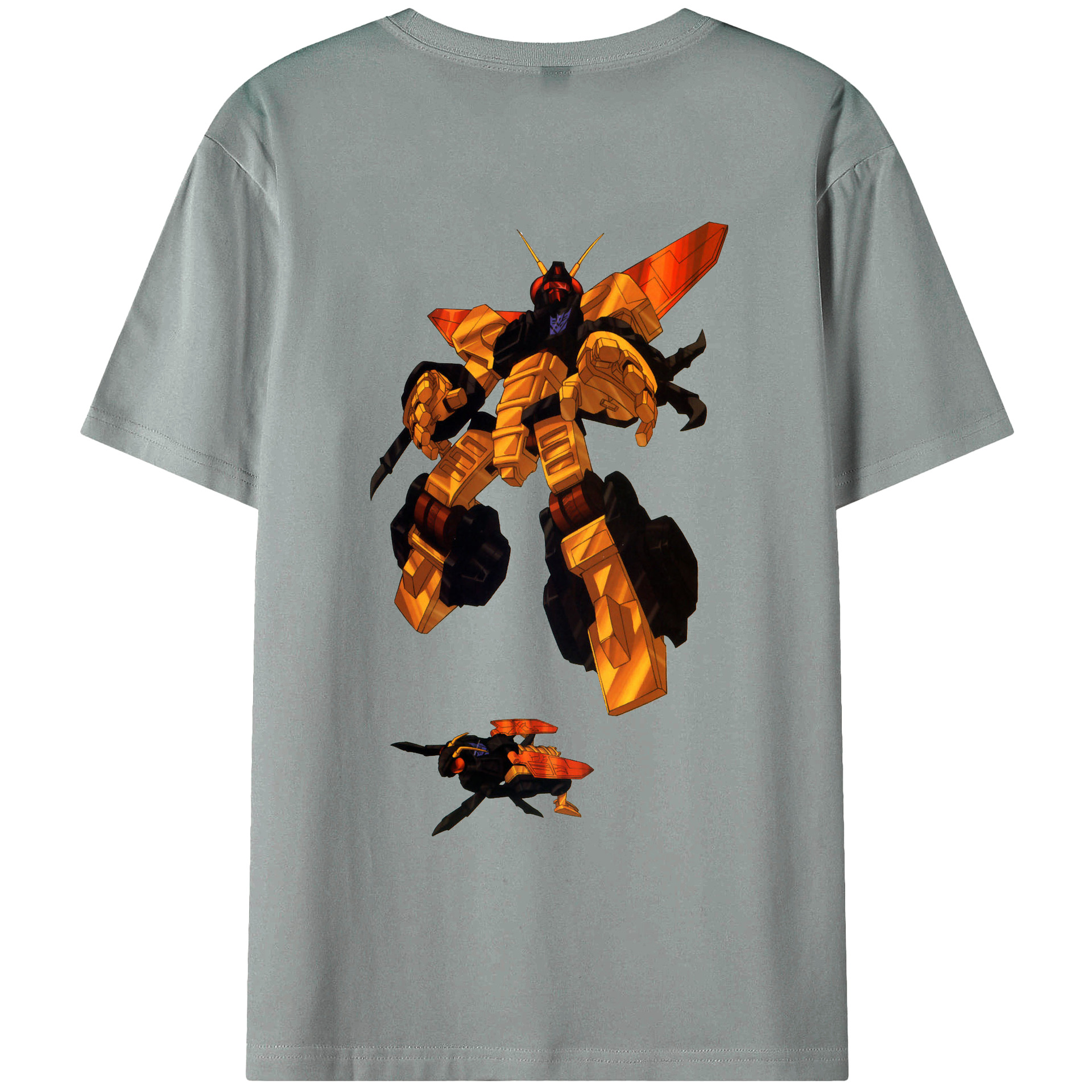 （画像用）  綿100％ メンズ半袖Tシャツ（バックプリント） 通気性